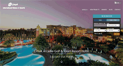 Desktop Screenshot of limakhotels.com